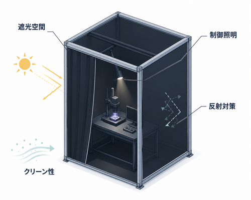 暗室ブースの特徴