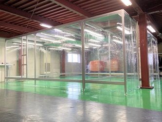 トヨシマ電機のクリーンブース施工事例1